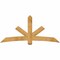 Ekena Millwork Alberta Rough Sawn Timber Gable Bracket, Western Red Cedar, 84"W x 38"H x 6"D x 6"F, 11/12 Pitch GBW084X38X0606ALB00RWR - alternate 1